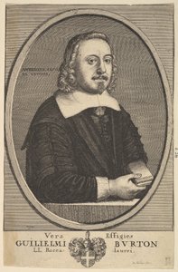 Vera Effigies Guilielmi Burton L. L. Baccalaurei, 1657-58. de Wenceslaus Hollar