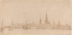 Vista de Antuérpia de Wenceslaus Hollar