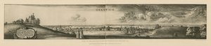 Vista de Greenwich gravada em 1637 de Wenceslaus Hollar