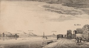 Vista de Lewenberg. de Wenceslaus Hollar