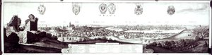 Vista de Praga, 1649 de Wenceslaus Hollar