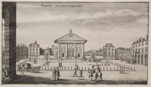 Vistas de Londres: A Piazza em Covent Garden de Wenceslaus Hollar