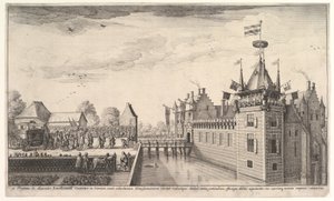 Visita a A. Roelants, 1650. de Wenceslaus Hollar