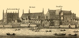 Westminster em 1640, 1881. de Wenceslaus Hollar