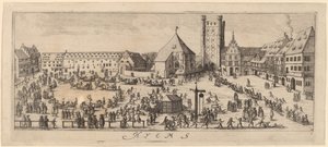 Inverno: O Parade Ground de Wenceslaus Hollar