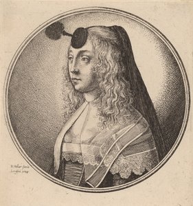 Mulher de Antuérpia, 1643. de Wenceslaus Hollar