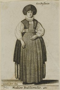 Mulher de Basileia de Wenceslaus Hollar