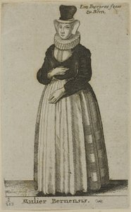 Mulher de Berna de Wenceslaus Hollar