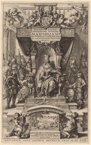 Página de rosto para "Filosofia da Universidade" de Wenceslaus Hollar after Abraham van Diepenbeeck