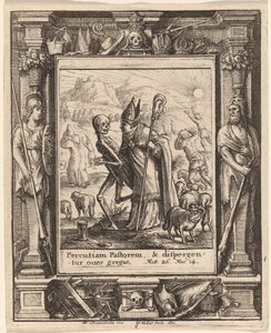 Bispo de Wenceslaus Hollar after Hans Holbein the Younger after Abraham van Diepenbeeck