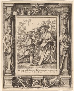 Cardeal de Wenceslaus Hollar after Hans Holbein the Younger after Abraham van Diepenbeeck