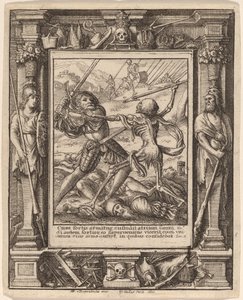 Cavaleiro de Wenceslaus Hollar after Hans Holbein the Younger after Abraham van Diepenbeeck