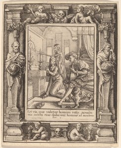 Freira de Wenceslaus Hollar after Hans Holbein the Younger after Abraham van Diepenbeeck