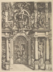 Prato ornamental da Architettura, 1598. de Wendel Dietterlin the Elder