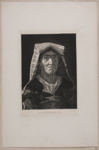 La Stregacia. retrato feminino romano de Wenzel Tornøe