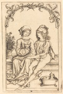 Os Amantes de Wenzel von Olmutz after Master of the Housebook