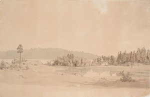 Baía de Näsijärvi de Werner Holmberg