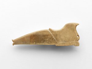 Pingente em forma de ave, c.1050-c.950 BC (jade)