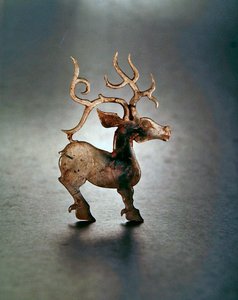 Veado de Western Zhou Dynasty Chinese School