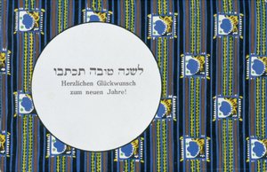 Saudação de ano novo de Wiener Werkstätte
