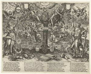 A Árvore do Convénio, 1578
The Tree of the Covenant / Arbor Pacis (título sobre o objecto) de Wierix