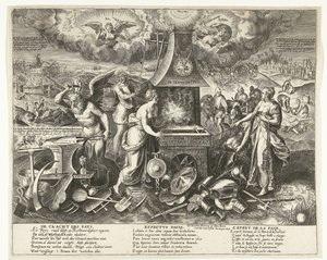 O Poder da Paz, 1678
O Poder da Paz (título sobre o objecto) de Wierix