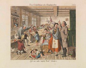 Professor como artesão, 1825. de Wiessner