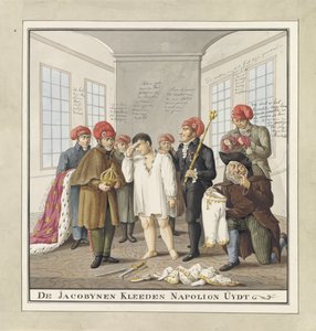 Napoleão despido pelos Jacobinos, 1815
The Jacobins Undress Napoleon (título sobre o objecto) de Wijnand Esser