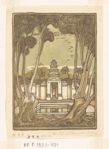 Cemitério perto de Jogyakarta em Java
Cemitério Heile, Java (título original) de Wijnand Otto Jan Nieuwenkamp (signed by artist)