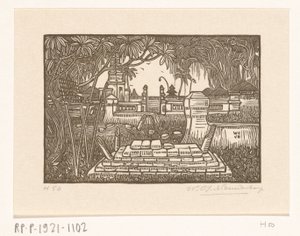 Cemitério perto de Singaraja em Bali
Cemitério em Bali de Wijnand Otto Jan Nieuwenkamp (signed by artist)