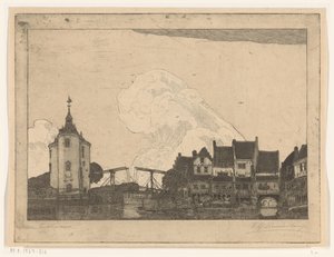 Porto em Enkhuizen (título original) de Wijnand Otto Jan Nieuwenkamp (signed by artist)