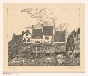 Casas no porto de Enkhuizen
Porto de Enkhuizen (título original) de Wijnand Otto Jan Nieuwenkamp (signed by artist)