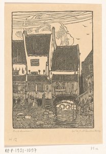 Casas no porto de Enkhuizen
Casas antigas, Enkhuizen (título original) de Wijnand Otto Jan Nieuwenkamp (signed by artist)