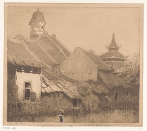 Casas junto à água em Semarang
No kampong, Semarang (título original) de Wijnand Otto Jan Nieuwenkamp (signed by artist)