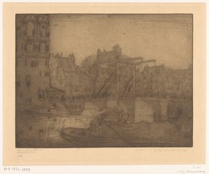 Montelbaanstoren, Amsterdão (título original) de Wijnand Otto Jan Nieuwenkamp (signed by artist)