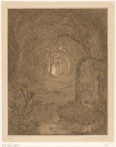 Selva em Java Na selva (título original) de Wijnand Otto Jan Nieuwenkamp (signed by artist)