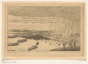 Chuva chuva sobre os campos de arroz perto de Gitgit em Bali
Uma tempestade (título original) de Wijnand Otto Jan Nieuwenkamp (signed by artist)