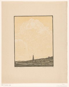 Rhenen (título original sobre o objecto) de Wijnand Otto Jan Nieuwenkamp (signed by artist)