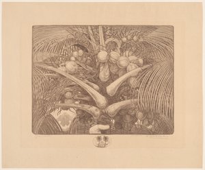 Parte de cima de um coqueiro
Mundo tropical (título original sobre o objecto) de Wijnand Otto Jan Nieuwenkamp (signed by artist)