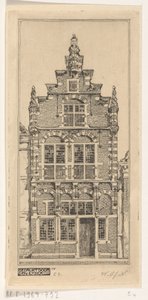 Fachada do Museu Edams Fachada do Museu de Edam (título original) de Wijnand Otto Jan Nieuwenkamp (signed by artist)