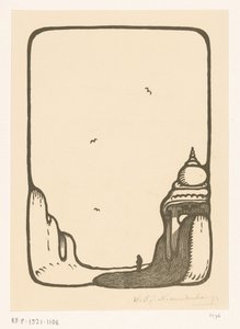 Estrada em direcção a um portão do templo em Madurai
Portão do templo Madura (título original) de Wijnand Otto Jan Nieuwenkamp (signed by artist)