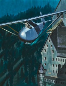 Fuga de planador do Castelo de Colditz de Wilf (20th century) Hardy