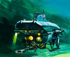 O minissubmarino Vickers de Wilf (20th century) Hardy