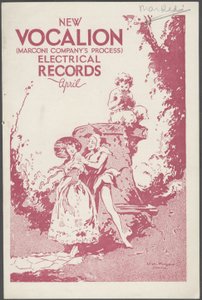 Vocalion Records Bulletin, 1920s