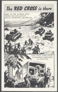 O anúncio da Cruz Vermelha em tempo de guerra, década de 1940 de Wilfred Fryer