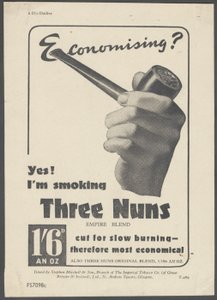 Three Nuns Pipe Tobacco, c.1930s