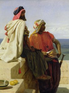 Saracens na frente de sua posição, 1864