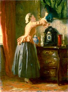 Uma empregada doméstica, século XIX. de Wilhelm Amberg