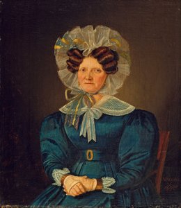 Retrato de Mette Sophie Fuglsang, tia do artista de Wilhelm Bendz