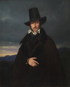Retrato do pintor alemão Wilhelm von Kaulbach